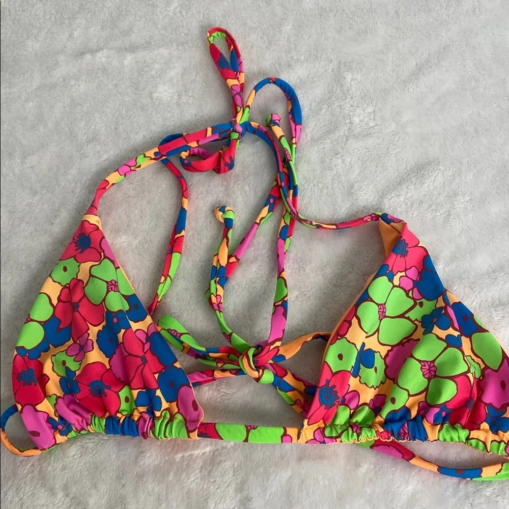 Frankie’s Bikini Divine Tie Side Kimpy Swimming Set Size S/M